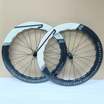 1 Пара карбоновых колесных пар для шоссейного велосипеда, карбоновые колеса с дисковым тормозом, 700C, бело-черное велосипедное колесо, XDB Ship