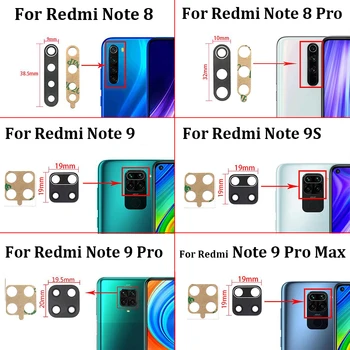 10шт Стекло Камеры Для Xiaomi Redmi Note 8 8T 9s 9 10 Pro 9A Mi Note 10 Lite Poco X3 M3 F3 11 Объектив Задней Камеры С Клеем