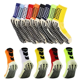 2023 Нескользящие носки для мужчин Футбольные Нескользящие хлопчатобумажные Спортивные Носки для велоспорта, бега и верховой езды