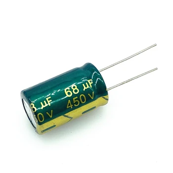4 шт./лот 450 В 68 МКФ 450 В 68 мкФ Низкое ESR/Импеданс высокочастотный алюминиевый электролитический конденсатор размер 16*25 20%
