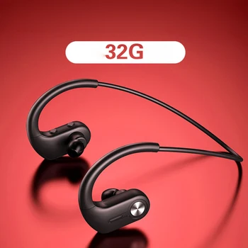 Benjie S10 MP3-плеер С Bluetooth 32 ГБ Спортивный Мини-Музыкальный плеер Беспроводные Подвесные Наушники Для Спортивного Аудиоплеера