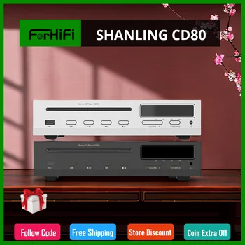 CD-плеер SHANLING CD80 MQA Phillips Drive ES9219MQ DAC LTA8092 Чип усилителя Hi-Res Аудио Bluetooth Вход LDAC