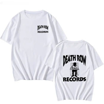 Death Row Records Dr Dre Tupac Футболка Мужская Унисекс Топ Новая Модная Уличная футболка С круглым вырезом В стиле Хип-хоп Kpop Футболки Горячая распродажа