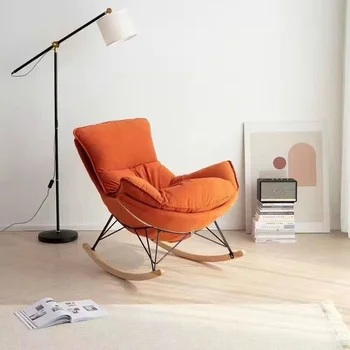 Lazy Nordic Chairs Библиотека, Односпальный диван на полу, современные кресла с откидной спинкой, роскошный офис Poltronas Para Sala, мебель для дома LQQ40XP