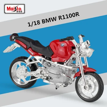 Maisto 1:18 BMW R1100R Модель Мотоцикла Из сплава, Изготовленная на заказ, Металлическая Игрушка, Коллекция Моделей Мотоциклов для Уличных гонок, Детские Подарки