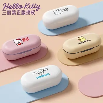 Sanrioed Аниме Cinnamoroll Hello Kittys Bluetooth Наушники Ins Kawaii Беспроводные наушники-вкладыши с шумоподавлением, Праздничные подарки