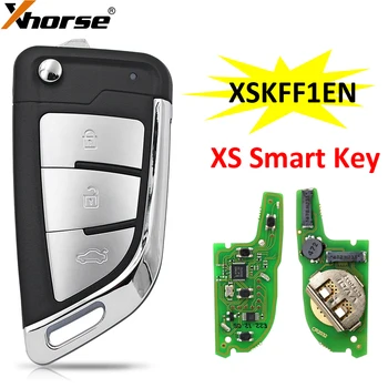 Xhorse 3-Кнопочный Универсальный Смарт-Ключ VVDI XSKFF1EN DF Style Proximity Car Remote Английская Версия для Инструмента VVDI VVDI2 Key Tool Макс.