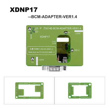 Адаптер Xhorse XDNP17 без припоя для Porsche BCM работает с Mini Prog Key Tool Plus