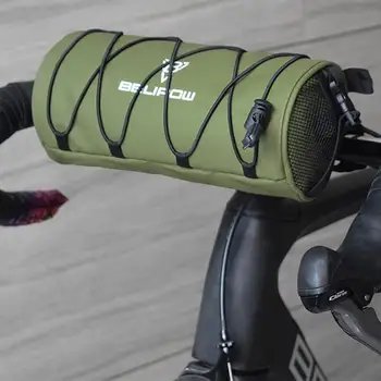 Велосипедная сумка на руль, водоотталкивающая сумка-тубус с плечевым ремнем для шоссейных велосипедов, поездок на горных велосипедах