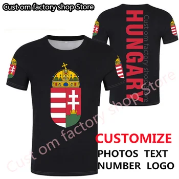 ВЕНГРИЯ футболка мужская diy на заказ имя номер hun boy футболка национальный флаг hu венгерская страна колледж принт фото одежда