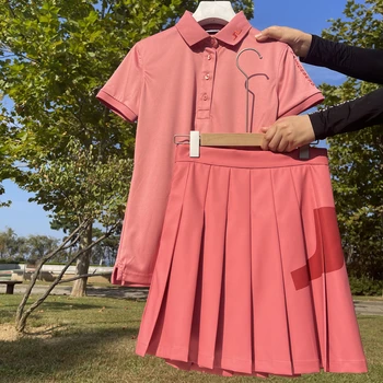 Весенне-летняя женская короткая юбка для гольфа, высококачественная плиссированная юбка, спортивная повседневная быстросохнущая юбка на открытом воздухе 골프 스커트