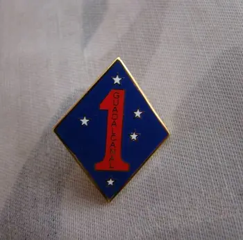 Военный ЗНАЧОК-ОПОЗНАВАТЕЛЬНЫЙ ЗНАК БОЕВОЙ ГРУППЫ 1-й ДИВИЗИИ ВВС США на ГУАДАЛКАНАЛЕ