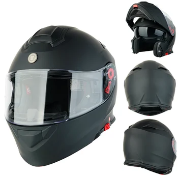 Высококачественный классический двойной шлем для посетителей из ABS, для туристических мотоциклов и дорожных мотоциклетных защитных шлемов TORC T271