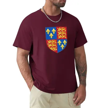 Генрих V - Королевский герб Англии (1399-1603) Футболки с кошками, футболки на заказ, быстросохнущие футболки, мужские забавные футболки