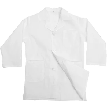 Детский лабораторный халат, стираемый для детей, Детская одежда, белые пальто, костюм, Декоративная одежда Ученого, Косплей