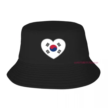 Женская панама с изображением флага Южной Кореи, мужская уличная солнцезащитная кепка, Дышащий Рыбак, Кемпинг, Пеший туризм