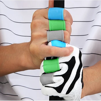 Защитные накладки для пальцев PGM Golf Силиконовая защита от истирания при игре, Нескользящий эластичный стержень, Резиновое кольцо, Перчатка для защиты пальцев