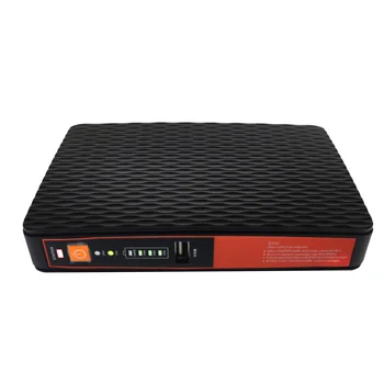 Источник бесперебойного питания 5V 9V 12V 24V Mini UPS LAN POE 8800 мАч для резервного питания WiFi-маршрутизатора CCTV (штепсельная вилка США)