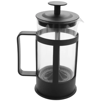 Кофеварка / чайник French Press на 12 унций, кофейный пресс из утолщенного боросиликатного стекла, не ржавеет и безопасен в посудомоечной машине