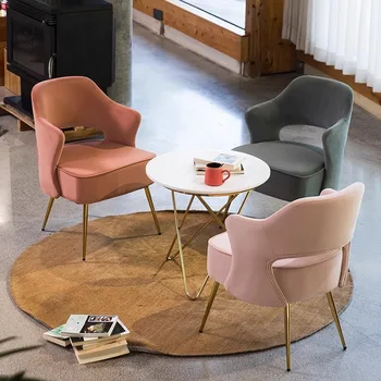 Кресло с откидной спинкой Диваны для гостиной Угловые Современные розовые одноместные диваны для гостиной Скандинавский дизайн Casa Arredo Мебель для квартиры 50 фунтов