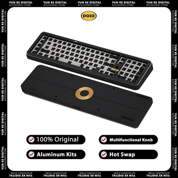 Механическая клавиатура Doio Kb88-01 из алюминиевого сплава в стиле ретро, 88 клавиш, проводная игровая клавиатура, Офисный аксессуар для компьютера, подарки для ПК, мужчин