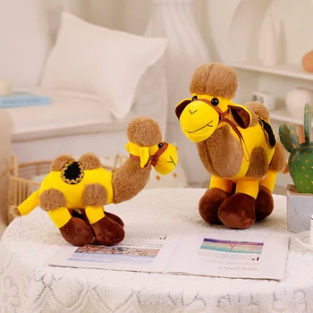 Милые мультяшные плюшевые игрушки-верблюды, куклы-корабли пустыни, украшение для дома, Приятные подарки на День рождения для детей