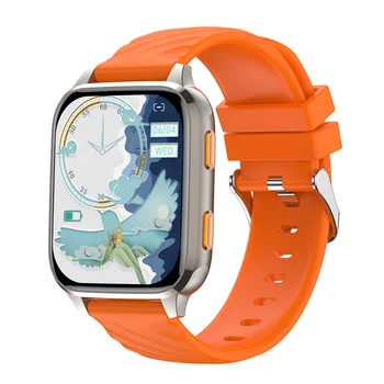 Модные смарт-часы FW12 Bluetooth Call Наручные часы с большим сенсорным экраном 1,85 дюйма HD Для мониторинга состояния здоровья Мужские Женские спортивные умные часы