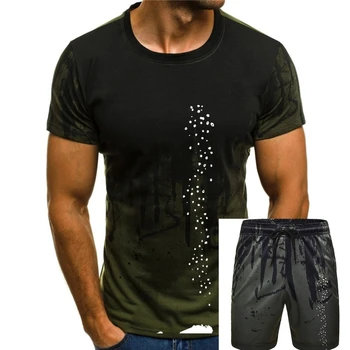 Мужская футболка Scuba Diver Bubble Dive, модные футболки для дайвинга, футболки с коротким рукавом и круглым вырезом, летние топы из 100% хлопка