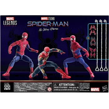 Набор Hasbro Marvel Spider-Man Triple Feature Spider-Man Trio Set ML Garfield Toby Dutchie 15см