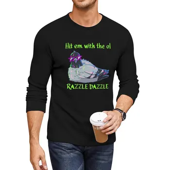 Новая длинная футболка The Ol Razzle Dazzle, черные футболки с аниме, футболки с аниме, мужские забавные футболки