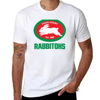 Новая футболка south-rabbitohs, топы, футболки на заказ, рубашка с животным принтом для мальчиков, новая версия футболки, черные футболки для мужчин