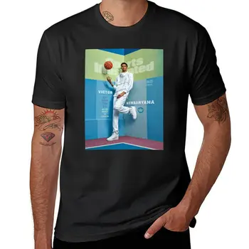 Новая футболка Victor Wembanyama, спортивные рубашки, футболка с графикой, мужская одежда на заказ