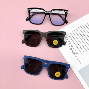 Новые детские солнцезащитные очки в стиле ретро для путешествий: устойчивые к ультрафиолетовому излучению силиконовые поляризованные солнцезащитные очки для мальчиков и девочек, модные очки