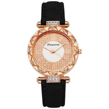 Новые часы с поясом в виде звезды, украшенным бриллиантами, для женских часов, студенческих часов для отдыха