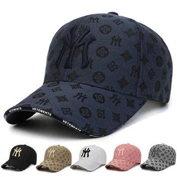 Новый узор, Высококачественная Вышивка буквами, Регулируемые бейсболки, мужские и Женские Спортивные кепки на открытом воздухе, Модные Солнцезащитные шляпы для взрослых