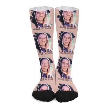 Носки для облачных танцев, хоккейные хлопчатобумажные носки, мужские ретро-подвижные чулки
