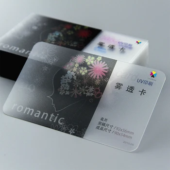Оптовая продажа, дешевая, лучшего качества, двухсторонние визитные карточки из прозрачного ПВХ с тиснением и логотипом.