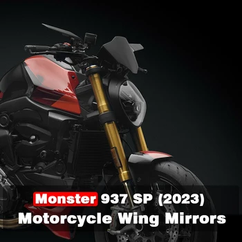 Подходит для зеркал Monster 937 2021-2023, Регулируемых зеркал заднего вида, передних зеркал мотоцикла Для Ducati Monster 937 SP 2023
