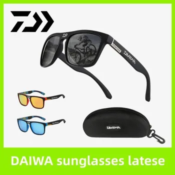 Поляризованные солнцезащитные очки DAIWA высокой четкости, мужские солнцезащитные очки для вождения, кемпинга, прогулок, рыбалки, спорта на открытом воздухе UV400