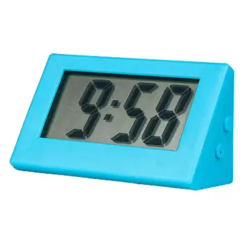 Портативные Часы Mini Mute Small Battery Clock С Кнопочной Батареей Жидкокристаллические Портативные Часы Для Детского Прикроватного Столика