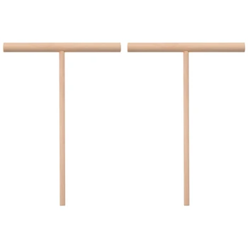 Практичная Т-образная блинница для приготовления блинов, деревянная палочка для разбрасывания теста, набор инструментов для домашней кухни, сделай сам
