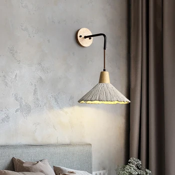 Прикроватный настенный светильник в японском стиле дизайнерская фоновая стена гостиной лестница кабинет чайная комната лампа для спальни