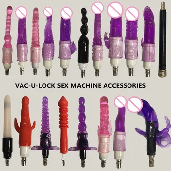 Прочные Фаллоимитаторы с Анальной Пробкой Мягкого Цвета с Разъемом VAC-U-Lock Connerect Секс-Игрушки для Женщин и Насадки-Мастурбаторы Для Парных Секс-машин