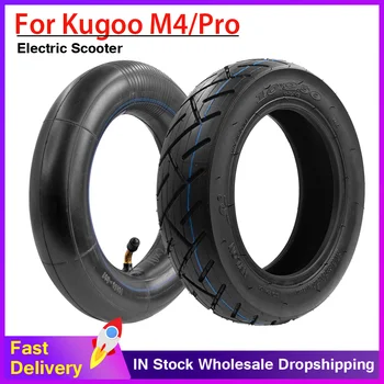 Резиновая пневматическая шина 10x2,5 дюйма для электрического скутера Kugoo M4 / Pro, внешняя трубка, взрывозащищенные Шины, надувная колесная шина