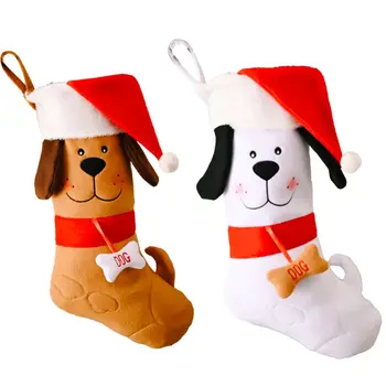 Рождественский чулок Y5LE Собачья кость для креативной вечеринки на Рождественском фестивале Домашний сад Двор D