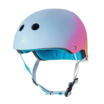 Сертифицированный Triple Eight шлем для защиты от пота для скейтбординга и велосипеда