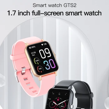 Умные часы Hzbot GTS 2 для мужчин 100 спортивных режимов IP68 Водонепроницаемый мониторинг сердечного ритма Женские часы Android IOS