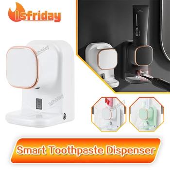 Умный дозатор зубной пасты с 3 режимами, Автоматический Датчик, Электрическая настенная Соковыжималка для зубной пасты, Съемные аксессуары для ванной комнаты через USB
