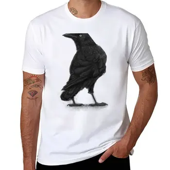 Футболка Raven, футболка оверсайз, футболки для тяжеловесов, футболки оверсайз, футболки с графикой, мужские футболки с графикой, упаковка