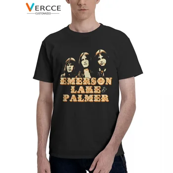 Футболка с персонажами Эмерсона Лейка и Палмера, хлопковые футболки высокого качества, мужская женская футболка в подарок